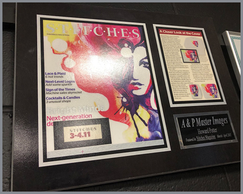 Award from Stitches Magazine