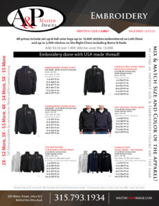 Sales Flyers - Embroidery 10