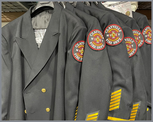 Clayville FD uniform coats