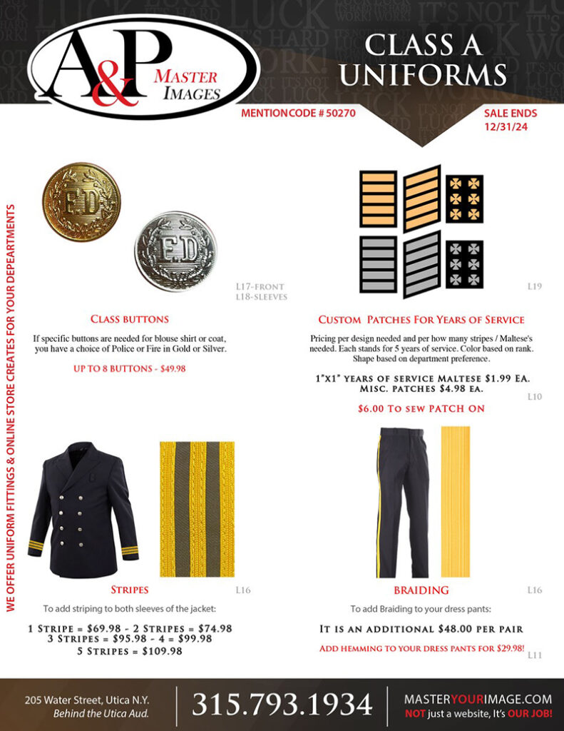 Uniforms Sales Flyer